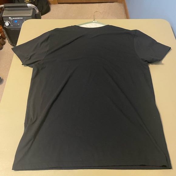 Black Oakley with white graphic “Oakley” print, slim fit T-shirt - Picture 4 of 4